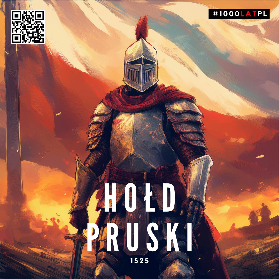 🇵🇱 10 kwietnia 1525. Kraków. Rynek. Tysiące ludzi zbitych w tłum, wokół gwar i podniecenie, choć nikt nie ma wątpliwości – to nie Albrecht Hohenzollern jest tu gwiazdą. Gwiazda klęczy.

Na środku placu – on. Dumny, w pełni świadomy swojej władzy, Zygmunt I Stary. Czeka. Ma czas.