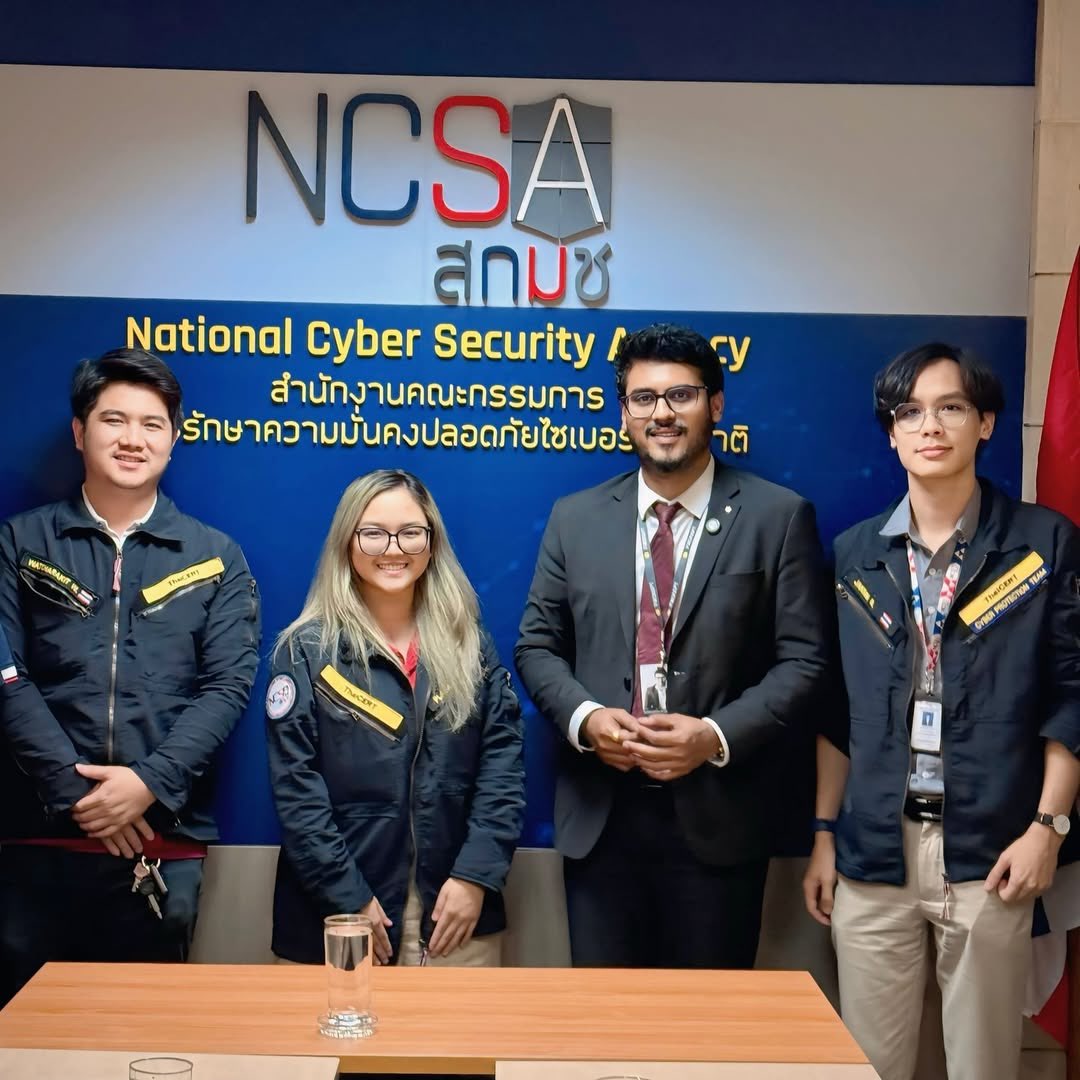 Promptinfotec's tweet photo. Great discussion with Thailand’s NCSA on rising global cyber threats!  

We explored advanced threat detection &amp; inter-governmental collaboration to strengthen cybersecurity resilience.  

#CyberSecurity #Thailand #NCSA #ThreatDefense #sankarrajsubramanian #threats #mitigations https://t.co/33QTu01pNL