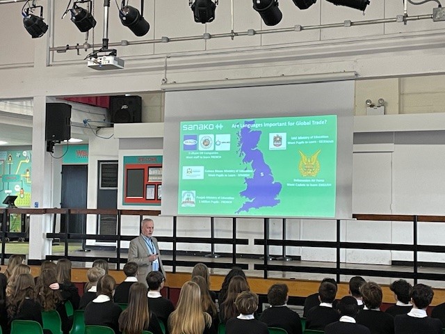 Westcountry Schools Trust (@westcountryst23) on Twitter photo A huge thank you to <a href="/David_Sanako/">David Binns</a> from
<a href="/Sanako_UK/">Sanako_UK</a> for the second day of his visit to WeST. Not many speakers would come as far south-west as Cornwall, but David made the effort, and the students were inspired by his talks. A great day at <a href="/SJSCamelford/">Sir James Smith's School</a> and <a href="/Callingtoncol/">Callington Community College</a>. A huge thank you to <a href="/David_Sanako/">David Binns</a> from
<a href="/Sanako_UK/">Sanako_UK</a> for the second day of his visit to WeST. Not many speakers would come as far south-west as Cornwall, but David made the effort, and the students were inspired by his talks. A great day at <a href="/SJSCamelford/">Sir James Smith's School</a> and <a href="/Callingtoncol/">Callington Community College</a>.