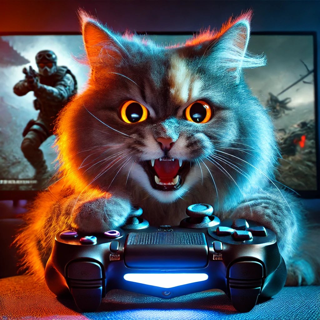 GameRewardsPro's tweet image. &quot;The game isn&apos;t just for fun, meow! This is a battle, meow! With my lightning-fast reflexes and ultimate paw control, I&apos;ll claim the title of the strongest, meow!&quot;