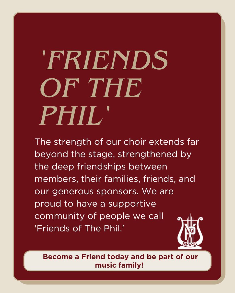 By joining, you share in our passion for choral music, and in return, we offer exclusive perks such as:

A quarterly Friends Newsletter
Entry into a free quarterly draw for a £25 prize
A complimentary ticket to one of our "Christmas Traditions" events
Open invitation to events