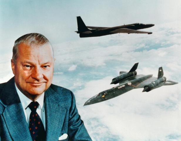 SpiesVespers's tweet photo. OTD Feb 27, 1910 #Clarence_Kelly_Johnson born. Designed coolest aircraft in history, including #U_2 and #SR71. https://t.co/njDiR5kf23