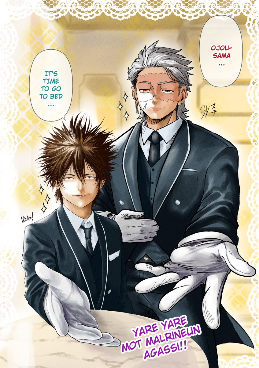 _stecavalcanti's tweet image. “Ojou-sama, ira time to go bed”
Eu e o Sr.inkman fizemos uma colab! 
O que acharam dessa combinação? Haha! Leia Blue Steel e The demons blacksmith na @shonenwest ! 
#colab #manga #mangaart #mangaka