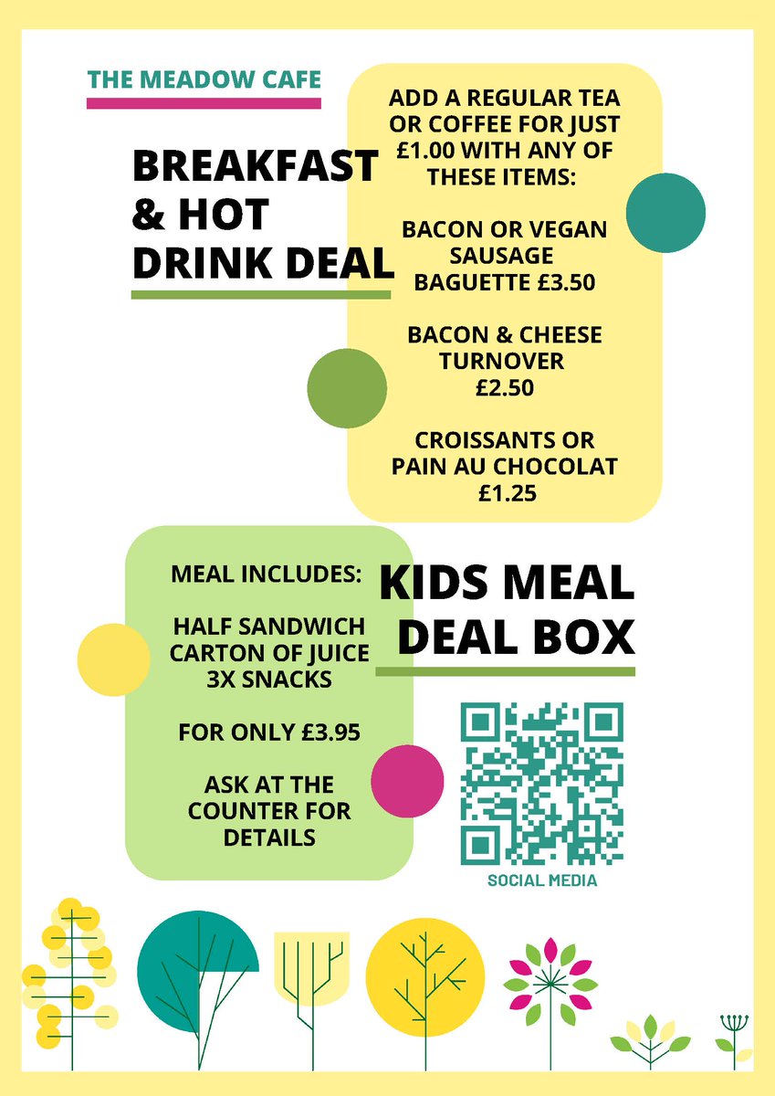 🎉 Check out our new menu at The Meadow Café! Visit us at Plymouth Central Park🌸Whether you're craving your favourites or ready to try something new, we’ve got delicious food and drinks waiting for you. Pop in today and see what’s available

#MeadowCafe #plymouth #plymouthcafe