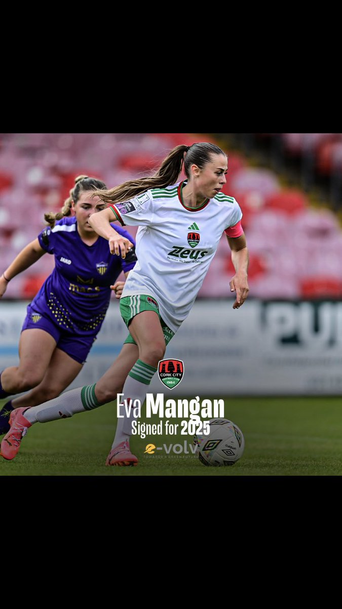 Great see current UCC players/scholars 👩‍🏫 signing back with <a href="/CorkCityFCWomen/">Cork City FC Women</a> for 2025
We wish them and the club the very best for the season
<a href="/aoibhindonn/">Aoibhín Donnelly</a> <a href="/mackin_9/">Heidi Mackin</a> <a href="/ellieobrien101/">Ellie o brien</a> <a href="/Eva_Mangan15/">Eva mangan</a> 

☠️⚽️#dualcareer #education