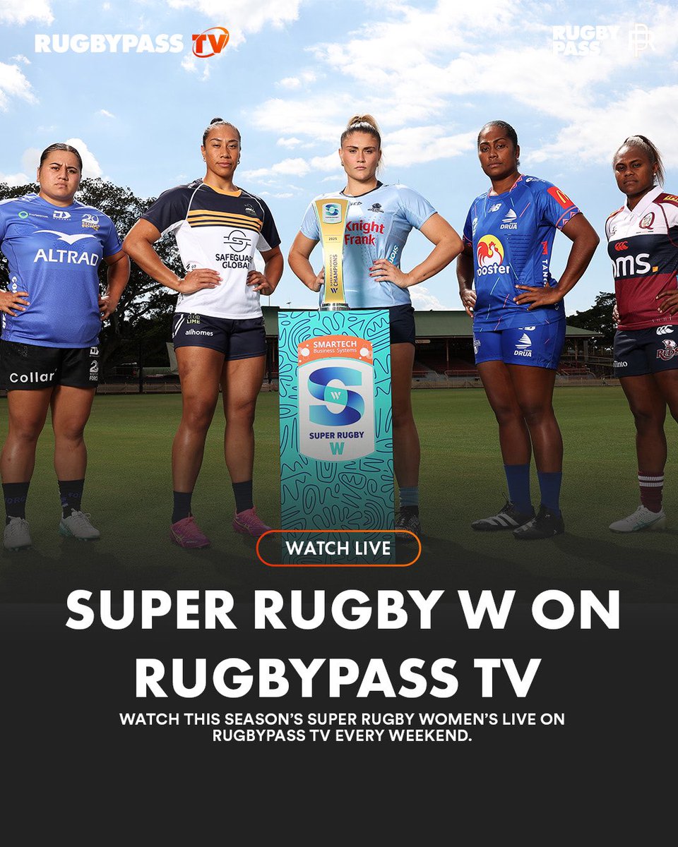 Round 1 kicks off this Friday.

Watch all matches on RugbyPass TV via the RugbyPass app 📲(outside of Aus, NZ, Fiji and the Pacific Islands)

#Rugby #SuperRugby