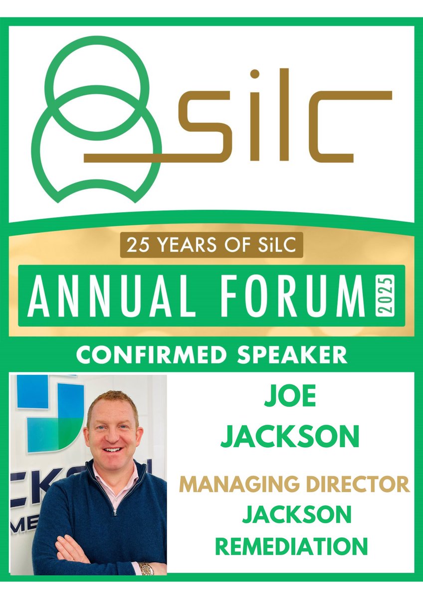 Exciting Speaker Announcement!
As we celebrate 25 years of SiLC, we’re thrilled to welcome Joe Jackson (Managing Director, <a href="/JacksonRemLtd/">jacksonremediation</a> ) to the SiLC Annual Forum 2025! 🎤
📅 Date:Thursday 27th March 2025
🕤Time:9:30AM – 1PM(Virtual)
🔗 Register today: silc.org.uk