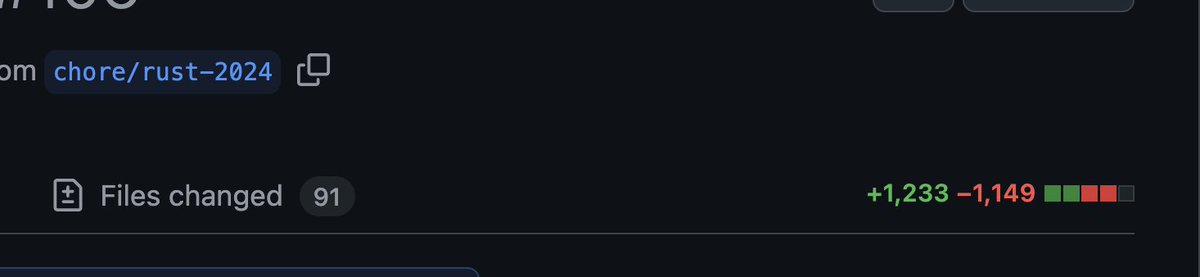fframes_rust's tweet image. Just upgraded to 2024 edition 🥴