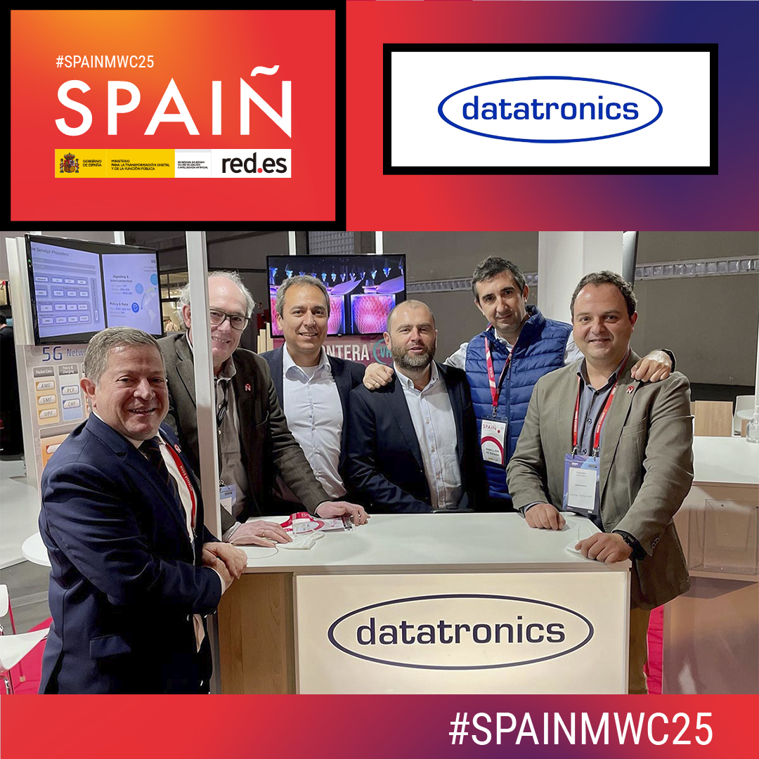 🚀 The countdown is on!
Datatronics is heading to Mobile World Congress 2025!
We’re thrilled to be part of this global tech event, representing Spain’s cutting-edge telecommunications sector at Spanish Pavilion - Hall 4 - 4C30 booth 48.
 #SPAINMWC25 #Datatronics <a href="/redpuntoes/">Red.es</a>
