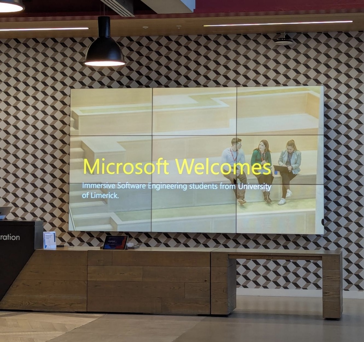 ImmersiveSE's tweet image. @Microsoft Ireland invited ISE second-year students to their Dublin Offices for an AI in Sports Hackathon!

Thank you to Microsoft for inviting us. We hope you got a sense of the passion and aptitude that our students have for tech and for problem solving. We had a blast!