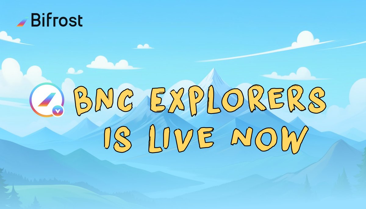 BNC Explorers Campaign is LIVE NOW!

Stack WAVE points, earn rewards, and get ready for Bifrost’s new tokenomics.

🔗 Start now: wave.bifrost.io/bnc