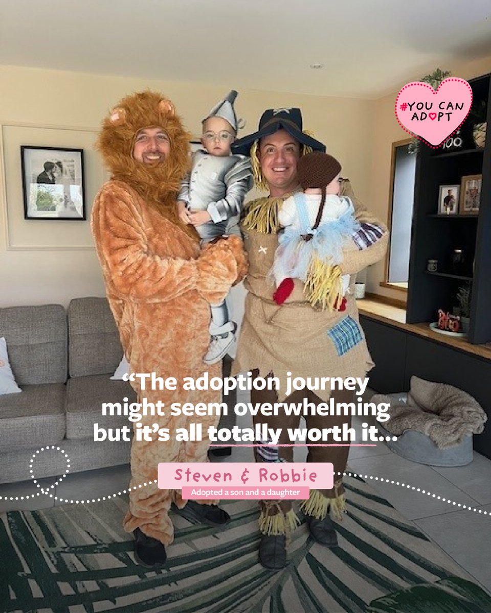 Youcanadopt's tweet image. Steven and Robbie have been through the adoption process twice, with Josh in 2021 and Samantha two years later.
They say adoption is the most rewarding thing they’ve ever done ❤️
Is adoption something you’re considering?
Visit youcanadopt.co.uk 🔗
#YouCanAdopt