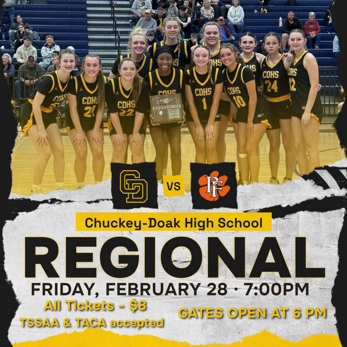 Make plans now! We need a packed gym in LA for the first round of Regionals! #HAVOC