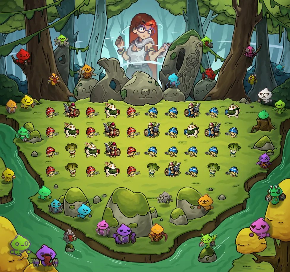 Battle for Blockchain (@battleforblock) on Twitter photo INVASION ALERT!
Mina with kamis from <a href="/kamigotchiworld/">Kamigotchi</a> was spotted on one of the zones that will be available on the upcoming testnet.
Can someone tell me if they are trying to harvest our troops for food?
BFB 💚 Kami INVASION ALERT!
Mina with kamis from <a href="/kamigotchiworld/">Kamigotchi</a> was spotted on one of the zones that will be available on the upcoming testnet.
Can someone tell me if they are trying to harvest our troops for food?
BFB 💚 Kami