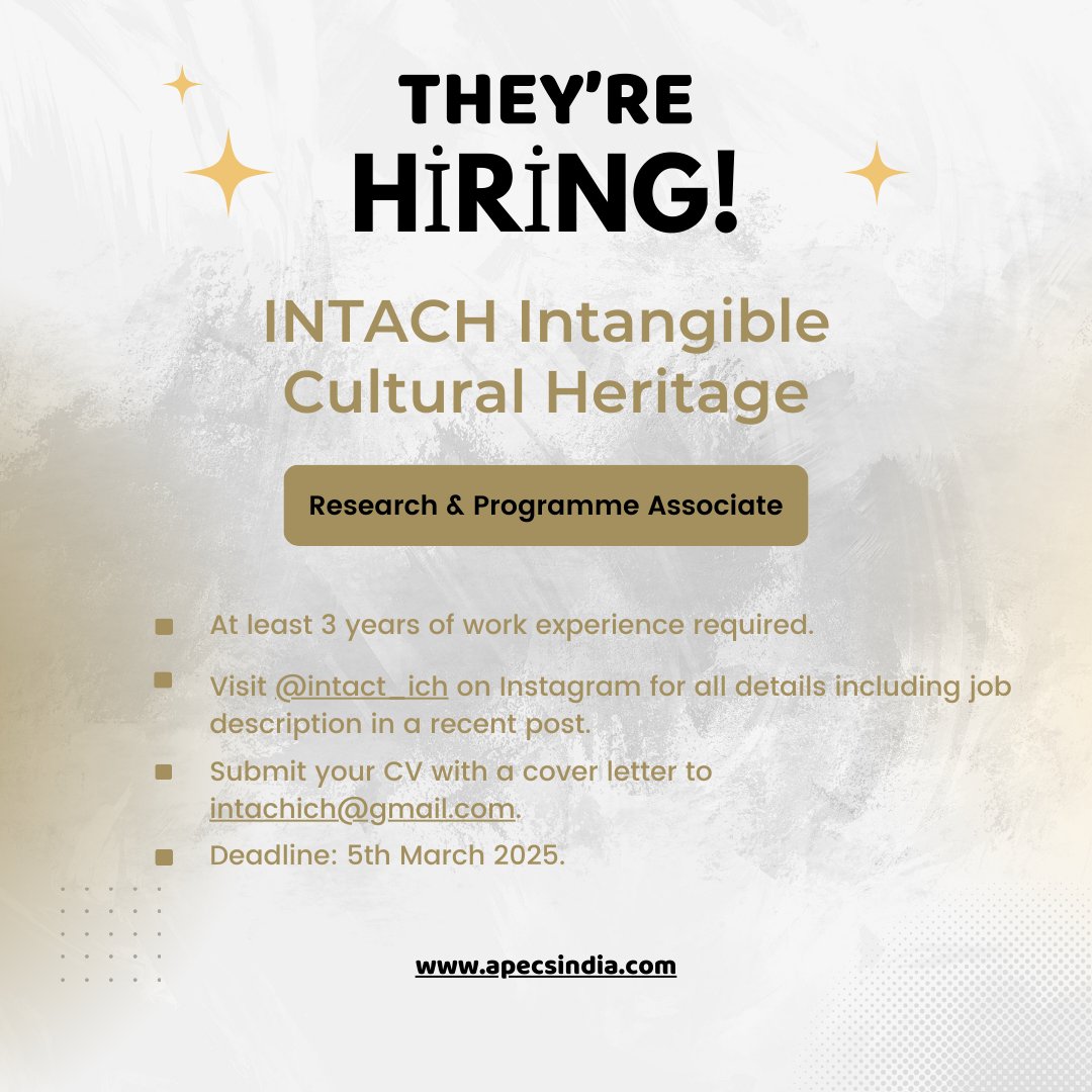 ApecsProjects's tweet image. Exciting Job Opportunities in the Cultural Sector! 📷📷
Explore the latest career opportunities in arts and culture, carefully curated to support your professional journey. 
#APECS #CulturalCareers #ArtsAndHeritage #CreativeOpportunities #JobsInCulture #EmpoweringArtists