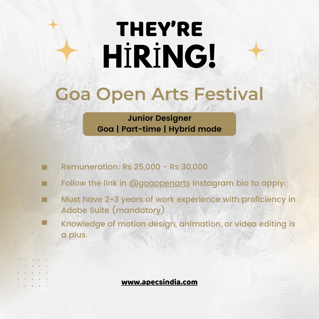 ApecsProjects's tweet image. Exciting Job Opportunities in the Cultural Sector! 📷📷
Explore the latest career opportunities in arts and culture, carefully curated to support your professional journey. 
#APECS #CulturalCareers #ArtsAndHeritage #CreativeOpportunities #JobsInCulture #EmpoweringArtists