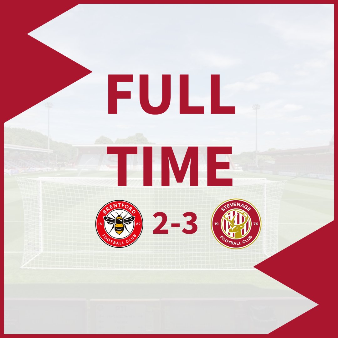 WEDNESDAY MATCH RESULTS

The full-time results from this weeks fixtures against <a href="/AFCWimbledon/">AFC Wimbledon</a> , <a href="/BrentfordFCCST/">Brentford FC CST</a>  &amp; <a href="/FulhamFCFound/">Fulham FC Foundation</a>  

#stevenagefc #matchday #playerdevelopment #matchresults 
#finalscore #teamwork #winners