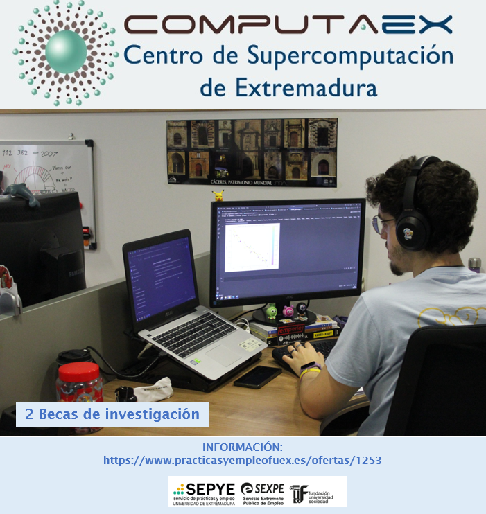 ¿Eres alumno de la Universidad de Extremadura? Consulta las 2  becas que ha puesto a disposición la <a href="/infouex/">UEx</a>  en COMPUTAEX para proyectos de investigación. @extremtrabaja <a href="/FUEx_fundacion/">FUEx (Fundación Universidad-Sociedad de la UEx)</a> <a href="/infouex/">UEx</a> computaex.es/noticias/19022… practicasyempleofuex.es/ofertas/1253