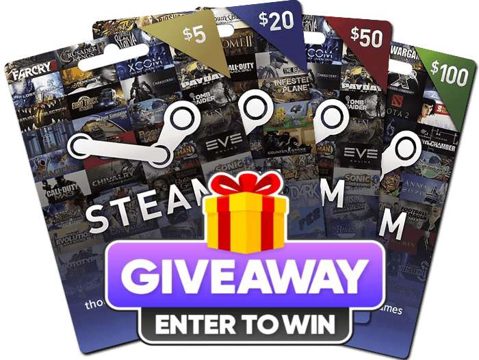 SteamGamesPC's tweet photo. 🪫#GIVEAWAY - 💸"$5 STEAM WALLET GIFT CARD"💸

How to Win🏆:
✅Like &amp; Retweet this Tweet👇
➡️https://t.co/PHRL7hWzBc
♻️Repost &amp;❤️Like 
⏰Winner will be announced on March 1st
📧DM me to sponsor a giveaway like this!
#Giveaway #SteamGame #IndieGameDev #Steamworks #SteamWallet https://t.co/yHxhxe81I6