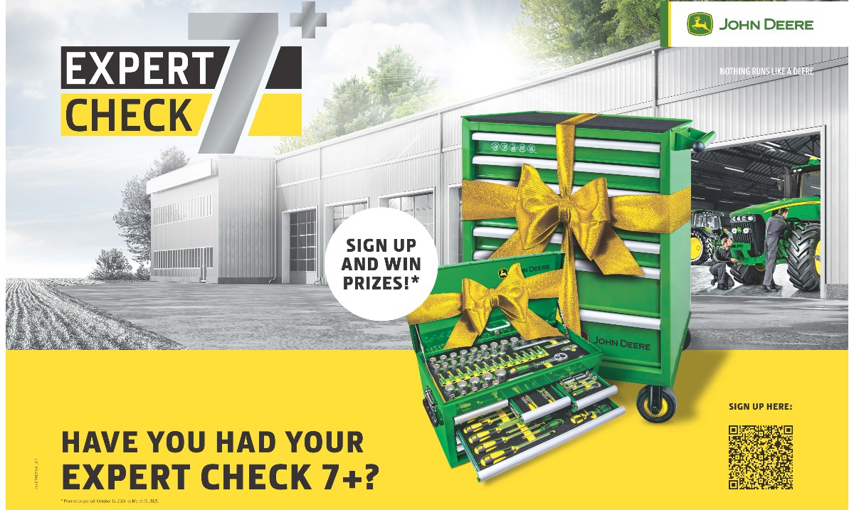 TuckwellGroup's tweet photo. Has your tractor undergone an Expert Check 7+? Join our prize draw now!

Any customer can sign up who has had an Expert Check 7+, eligible machines are 5 to 9 tractors series at 7 years or more from delivery date. 

Sign up here: https://t.co/0a93A5RnVf

 #ExpertCheck  #PrizeDraw https://t.co/dzqivTc7tn