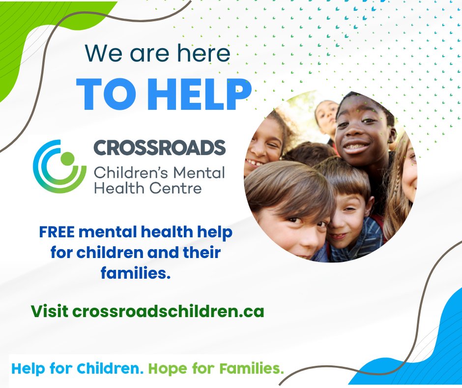 CrossroadsChildren (@crossroadcentre) on Twitter photo DYK in 2022, mental health challenges were 4 of the top 10 reasons children & youth aged 5-17 were hospitalized? Early intervention is so important. We can help. Info@crossroadschildren.ca, 613-723-1623. crossroadschildren.ca DYK in 2022, mental health challenges were 4 of the top 10 reasons children & youth aged 5-17 were hospitalized? Early intervention is so important. We can help. Info@crossroadschildren.ca, 613-723-1623. crossroadschildren.ca