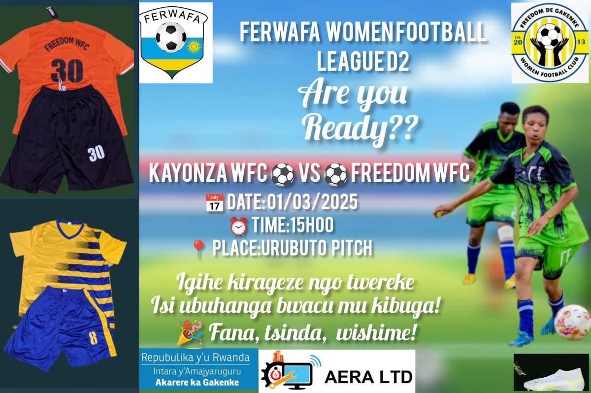 GakenkeLfc's tweet photo. @freedom_wfc igomba intsinzi! Dukwiye kuba hamwe tukayitera ingabo mu bitugu muri iyi weekend✈️
#TweseHamweInyumaYaFreedom_wfc #Dutsinde #FreedomWFC #IkipeYacu @muka_vestine @gahundemaurice @MusanzeRadio @ENERGY888FM @Rwanda_Sports @FERWAFA @Ijabiro_sports @bbkigalifm https://t.co/D24zCic1aC