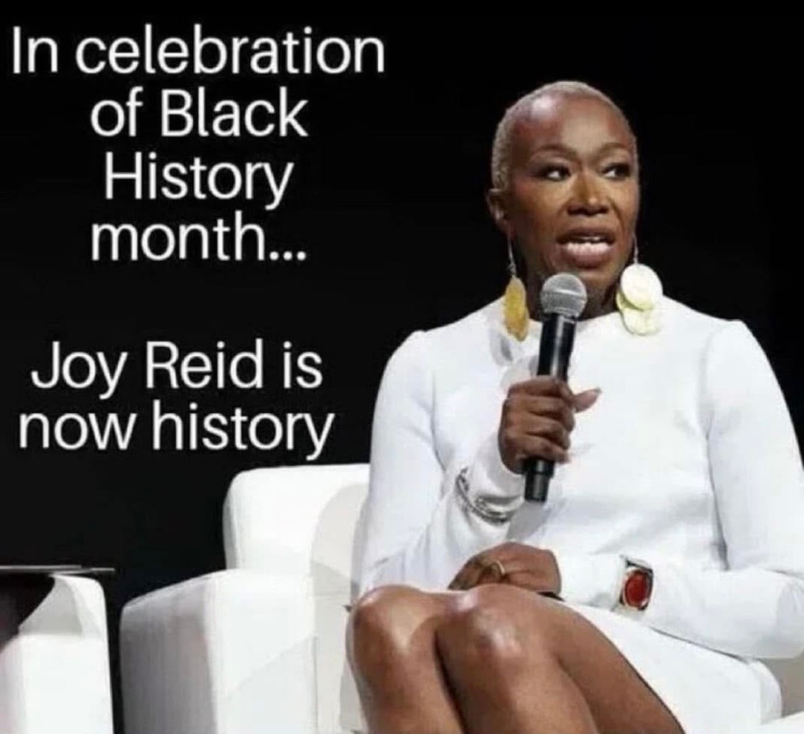 Bhawk9926812's tweet photo. #JoyReidFired #TheReidOut
K... buh-bye now... https://t.co/zSlhsKHcdH
