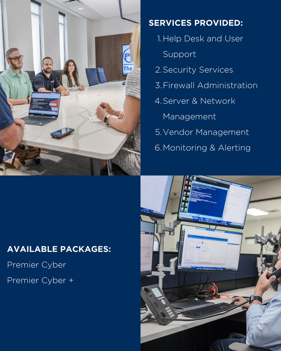 PremierNetworx's tweet image. With Premier Networx, you get more than just IT support—you get a dedicated team focused on optimizing your tech, ensuring security, and empowering your business. Ready to get started? Get connected with us today! #ManagedServices #PremierNetworx #ITSupport #BusinessGrowth