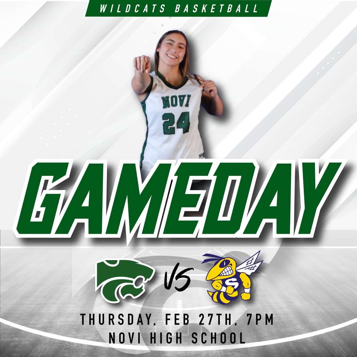 NoviGirlsBasketball (@novigirlshoops) on Twitter photo Our last home game is tonight! Come see our freshmen team finish out their season against AA Skyline and JV against Saline! #NoviPride
π β’ Novi High School
π
β’ 2.27.25
βοΈ β’ 4:00 F | 5:30PM JV | 7PM V
π₯οΈ β’ nfhsnetwork.com
<a href="/NoviAthletics/">NoviAthletics</a> <a href="/NHSCatPack/">The Official Novi Cat Pack</a> Our last home game is tonight! Come see our freshmen team finish out their season against AA Skyline and JV against Saline! #NoviPride
π β’ Novi High School
π
β’ 2.27.25
βοΈ β’ 4:00 F | 5:30PM JV | 7PM V
π₯οΈ β’ nfhsnetwork.com
<a href="/NoviAthletics/">NoviAthletics</a> <a href="/NHSCatPack/">The Official Novi Cat Pack</a>