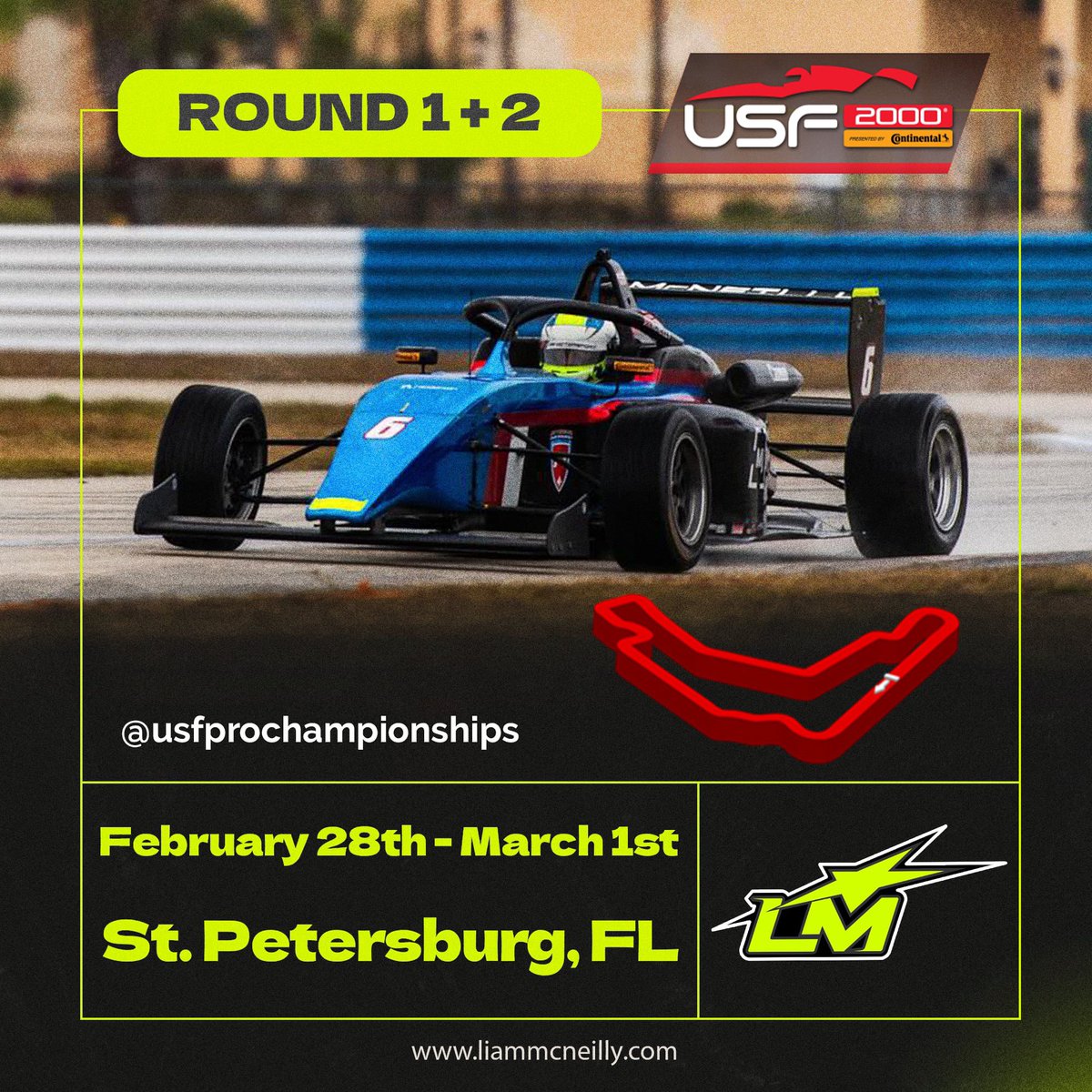 Liam McNeilly (@lmcneillyracing) on Twitter photo Opening round of <a href="/USFProChamps/">USF Pro Championships</a> at St Petersburg, letโs go <a href="/FollowJHDD/">Jay Howard Driver Development</a> ๐ Opening round of <a href="/USFProChamps/">USF Pro Championships</a> at St Petersburg, letโs go <a href="/FollowJHDD/">Jay Howard Driver Development</a> ๐