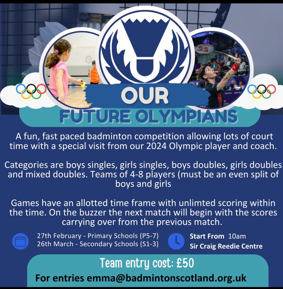 BadmintonScot (@badmintonscot) on Twitter photo Good luck to the Primary schools competing in our future Olympians event today! <a href="/shawlandspripc/">Shawlands Primary PC</a> <a href="/KirnPrimaryScho/">Kirn Primary School</a> <a href="/neilston_madras/">⭐🌟Neilston & Madras🌟⭐</a> <a href="/StKennethsRCPS/">St Kenneth's RCPS</a> Good luck to the Primary schools competing in our future Olympians event today! <a href="/shawlandspripc/">Shawlands Primary PC</a> <a href="/KirnPrimaryScho/">Kirn Primary School</a> <a href="/neilston_madras/">⭐🌟Neilston & Madras🌟⭐</a> <a href="/StKennethsRCPS/">St Kenneth's RCPS</a>