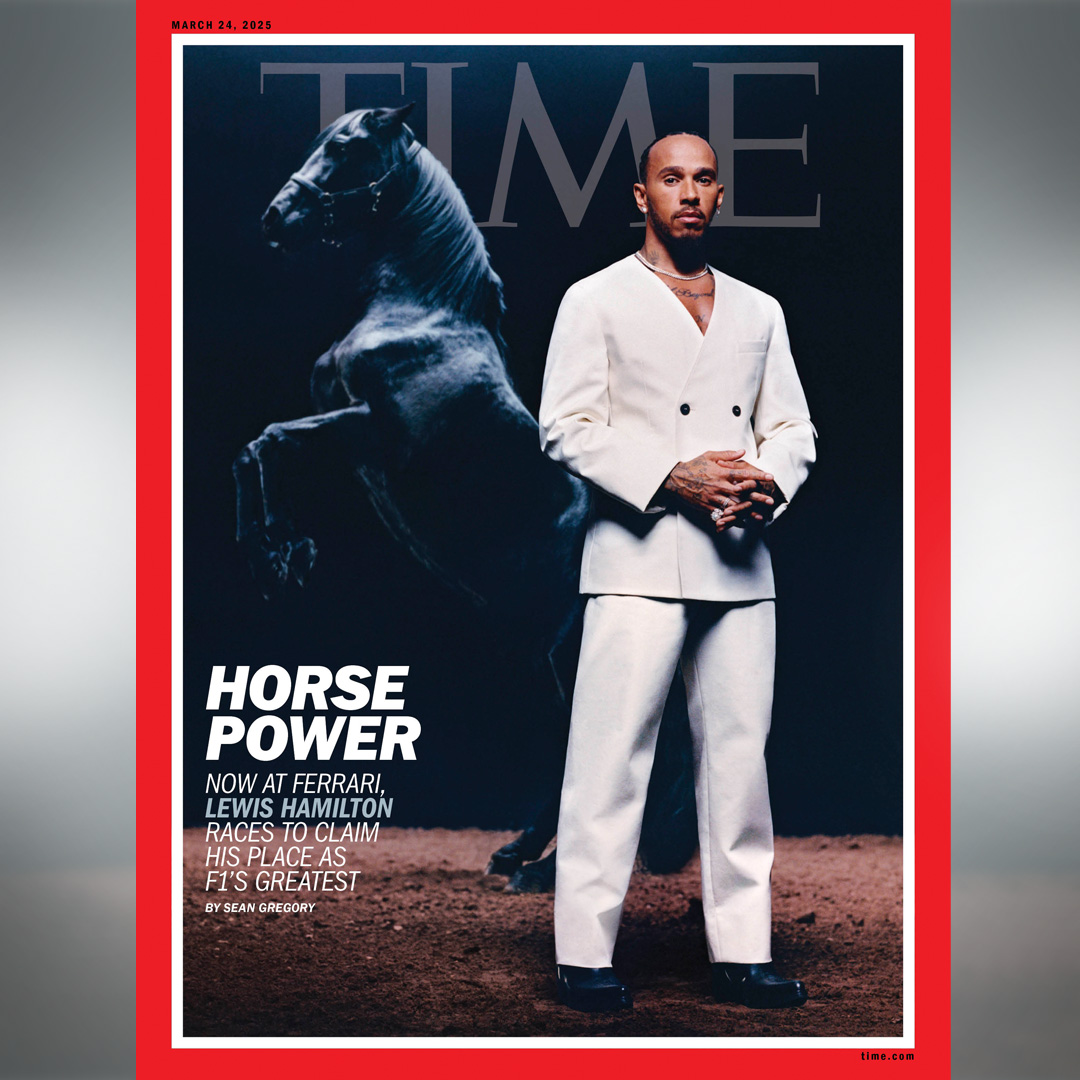 TIME's tweet image. How Lewis Hamilton finally got his Ferrari red ti.me/3XIF5FB