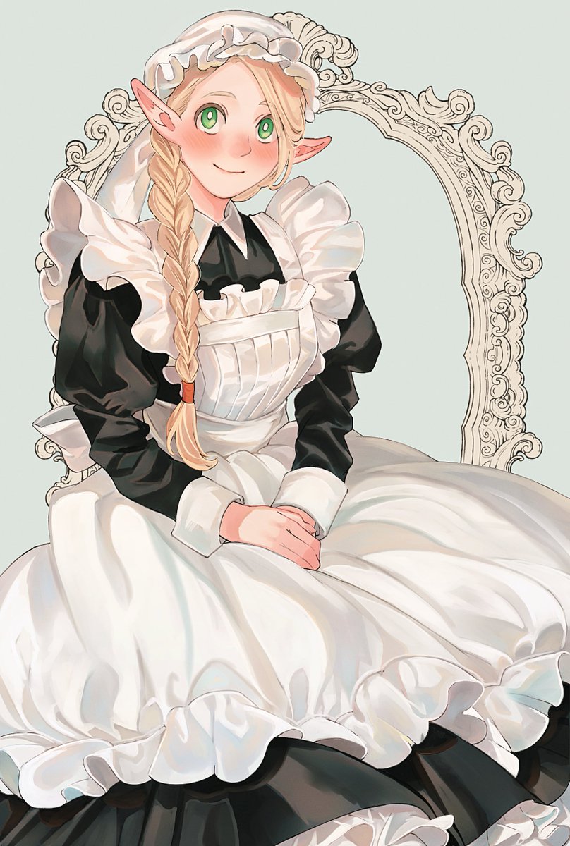 sasakura34's tweet image. メイド服ファリンとマルシル