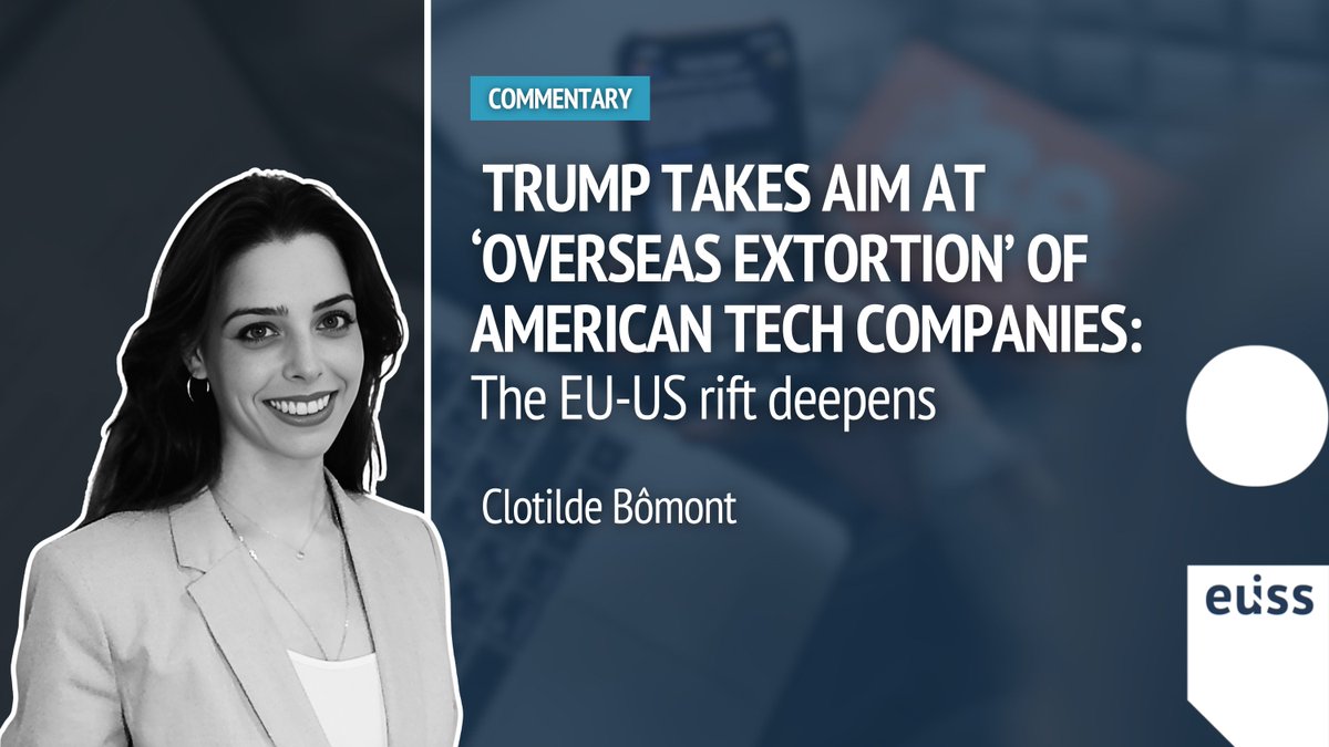 EU Institute for Security Studies (@eu_iss) on Twitter photo 🆕 Digital issues are no longer a matter for transatlantic cooperation, but a means of leverage in a growing economic war.
It is more urgent than ever for the EU to strengthen its #digital sovereignty. <a href="/ClotildeBomont/">Clotilde Bômont</a> defines 3 action points for the EU. iss.europa.eu/publications/c… 🆕 Digital issues are no longer a matter for transatlantic cooperation, but a means of leverage in a growing economic war.
It is more urgent than ever for the EU to strengthen its #digital sovereignty. <a href="/ClotildeBomont/">Clotilde Bômont</a> defines 3 action points for the EU. iss.europa.eu/publications/c…