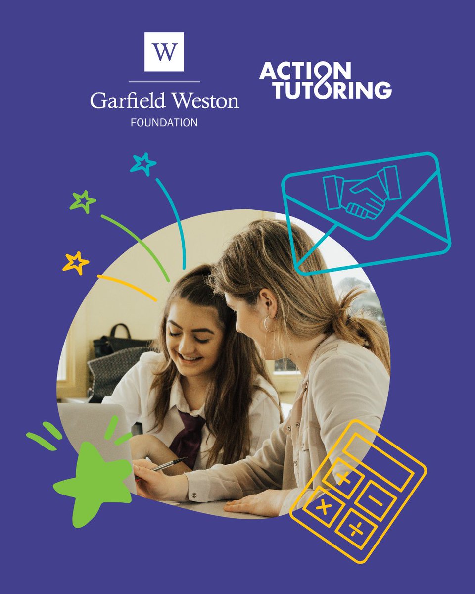 Action Tutoring (@actiontutoring) on Twitter photo We are delighted to announce a new three year partnership with <a href="/WestonFdn/">Garfield Weston Foundation</a>, with the Foundation granting us ยฃ150,000 over the next three years. ๐๐
It ensures that we are able to continue providing transformational tutoring to children facing disadvantage across the country ๐ We are delighted to announce a new three year partnership with <a href="/WestonFdn/">Garfield Weston Foundation</a>, with the Foundation granting us ยฃ150,000 over the next three years. ๐๐
It ensures that we are able to continue providing transformational tutoring to children facing disadvantage across the country ๐