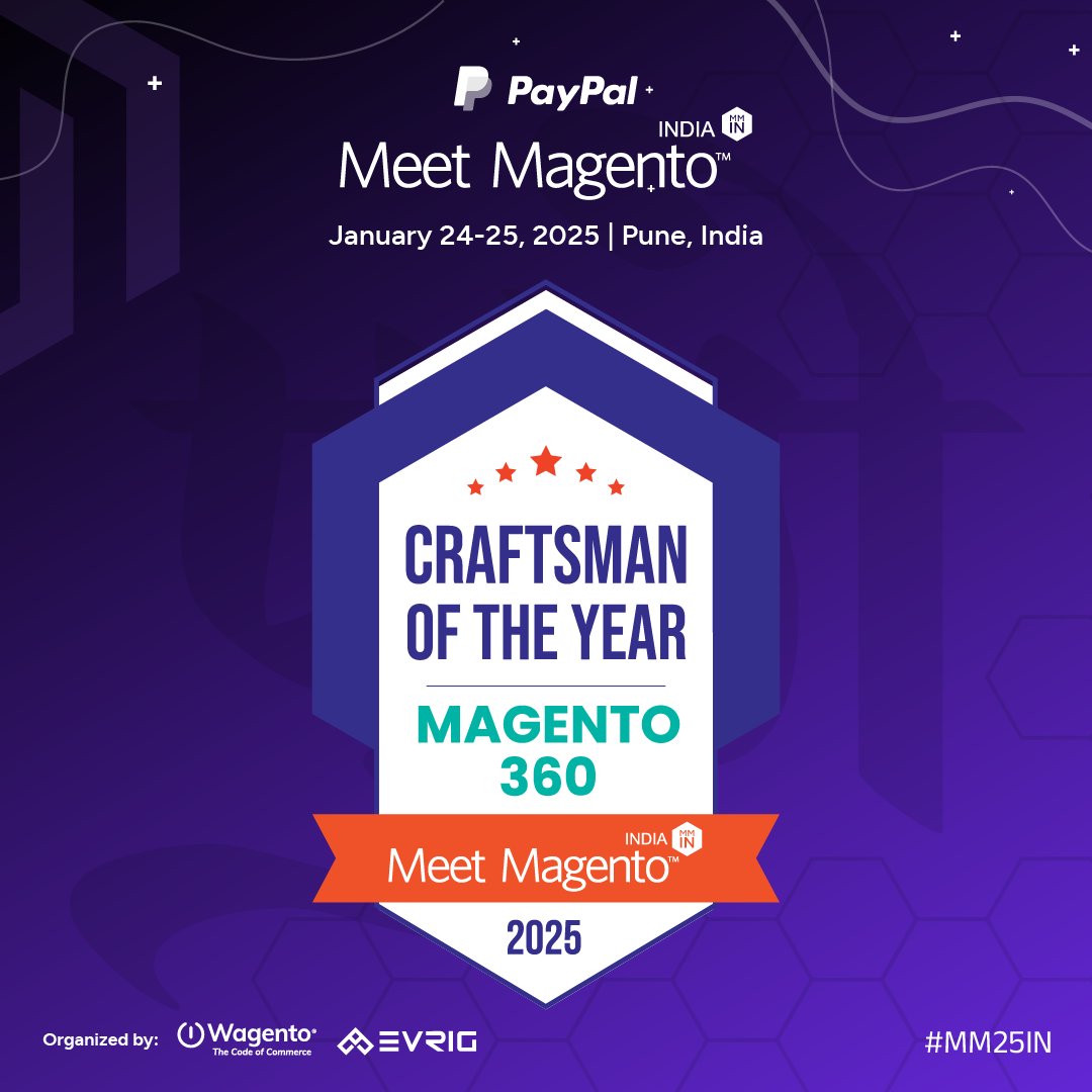 Meet Magento India (@meetmagentoin) on Twitter photo Announcing the winner of the Craftsman of the Year Award at Meet Magento India 2025 Awards, Pune - Magento360.com for their implementation for living-zone.de. Congratulations! 🚀
<a href="/magento_360/">Magento360</a>
#MM25IN #eCommerceEvent #CraftsmanoftheYear #Magento #MM25INAwards Announcing the winner of the Craftsman of the Year Award at Meet Magento India 2025 Awards, Pune - Magento360.com for their implementation for living-zone.de. Congratulations! 🚀
<a href="/magento_360/">Magento360</a>
#MM25IN #eCommerceEvent #CraftsmanoftheYear #Magento #MM25INAwards
