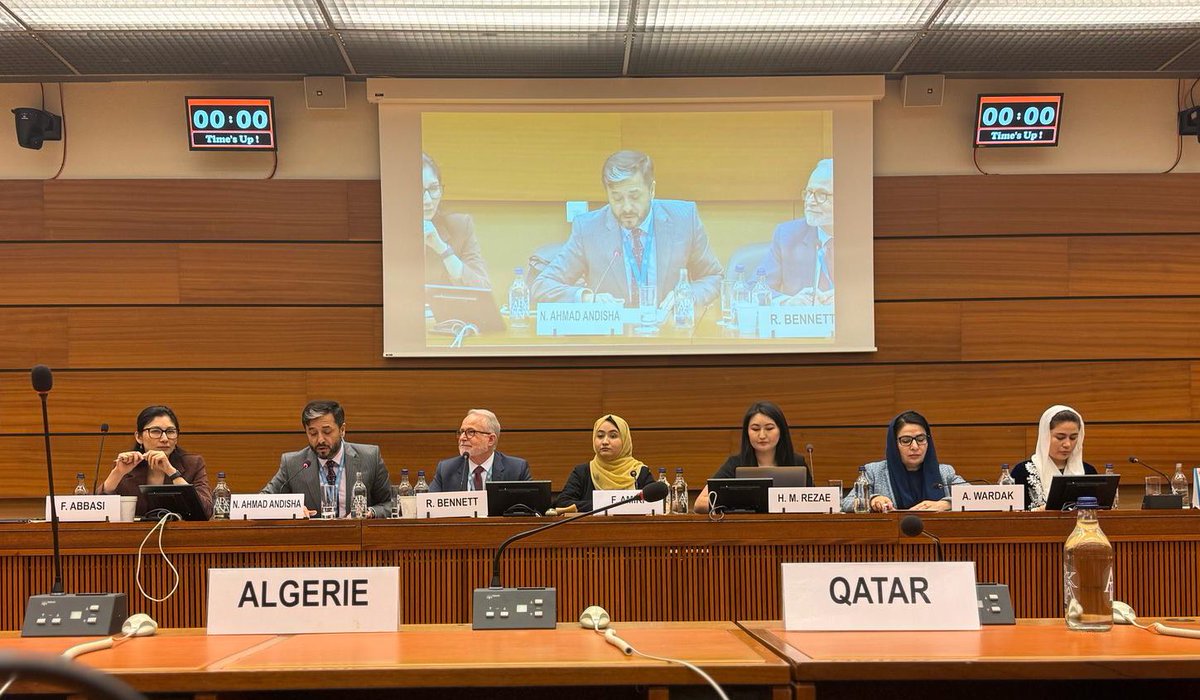 Center for Dialogue and Progress-Geneva (CDP-G) (@cdp_geneva) on Twitter photo SR_Afg, <a href="/SR_Afghanistan/">UN Special Rapporteur Richard Bennett</a> we should be only cautiously optimist - as HR situation dramatically deteriorates by day specially for women - Taliban’s misogynostic policies only intensified compared to their previous term and there are signs of more oppression to come. #HRC58 SR_Afg, <a href="/SR_Afghanistan/">UN Special Rapporteur Richard Bennett</a> we should be only cautiously optimist - as HR situation dramatically deteriorates by day specially for women - Taliban’s misogynostic policies only intensified compared to their previous term and there are signs of more oppression to come. #HRC58