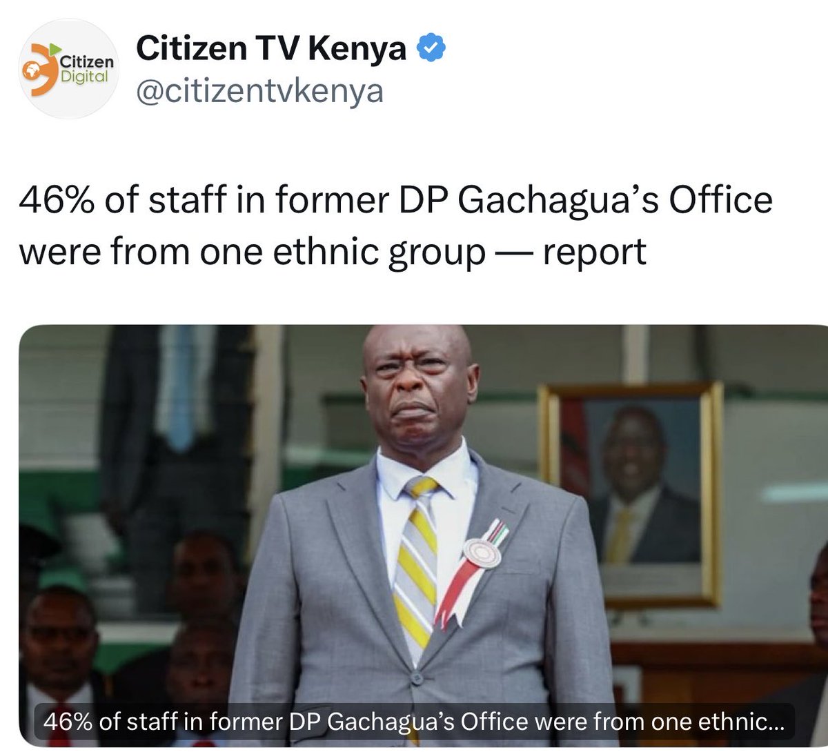 MigunaMiguna's tweet photo. 98% of ⁦@StateHouseKenya⁩ ARE from ⁦@WilliamsRuto⁩’s village, 99.9% of whom are his former schoolmates at Kapsabet High School. #RutoMustGo https://t.co/b0ap9TQXOl