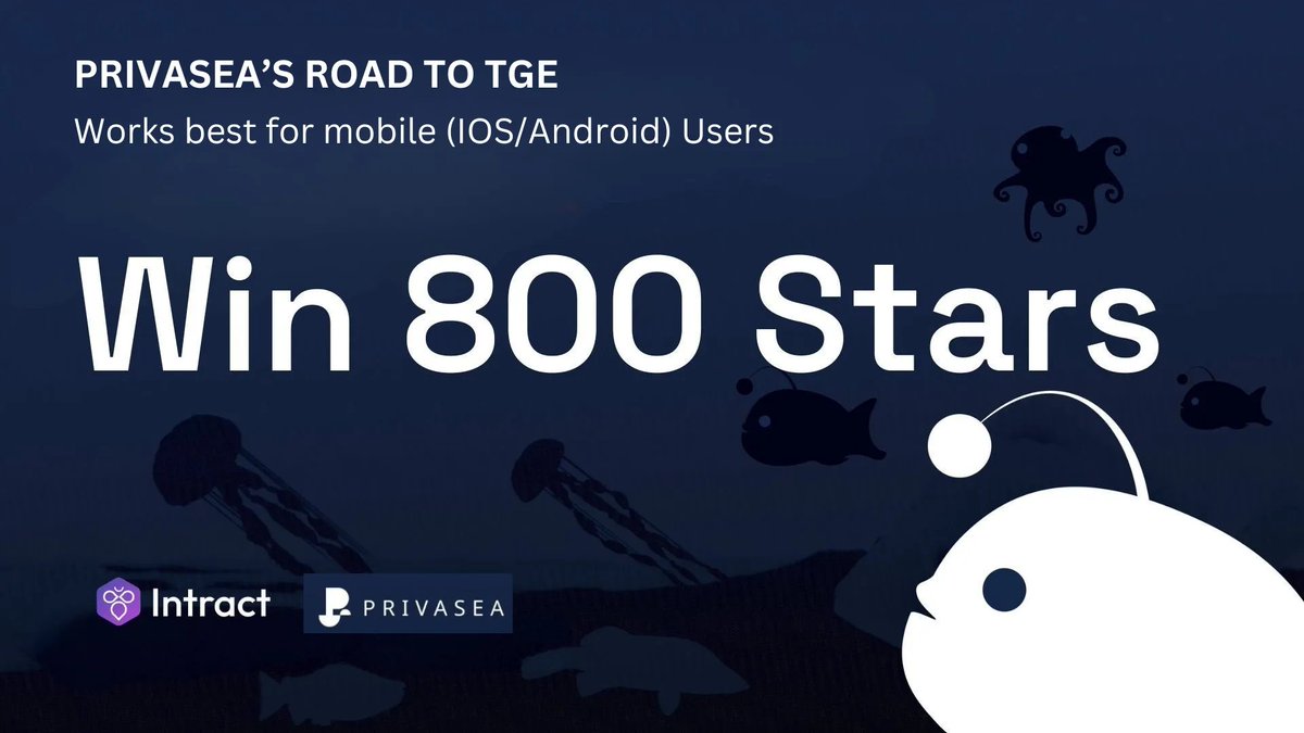 IntractQuests's tweet photo. 🌊 Privasea runs deep, but the rewards go even deeper.

Last Drift is live! Win 800 stars by completing Intract POH.

Mobile-first, AI-powered &amp; DePIN-driven backed by $16.11M in funding.

Drift in now: https://t.co/WkWyham2SG https://t.co/yVOoO0d6qO
