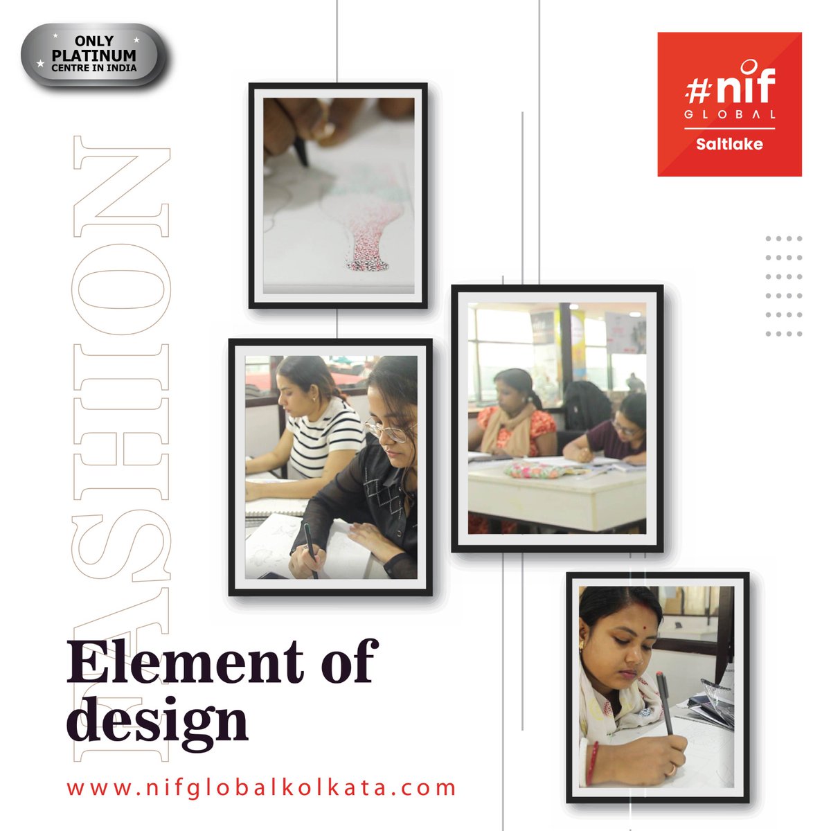 nifkolkata's tweet image. At NIF Global Saltlake, creativity knows no bounds! Our talented students are bringing their visions to life, sketching and crafting unique concepts in Elements of Design. Watch as ideas turn into stunning designs! 🎨✍️ 
#DesignYourDreams #NIFGlobalSaltlake #ElementsOfDesign