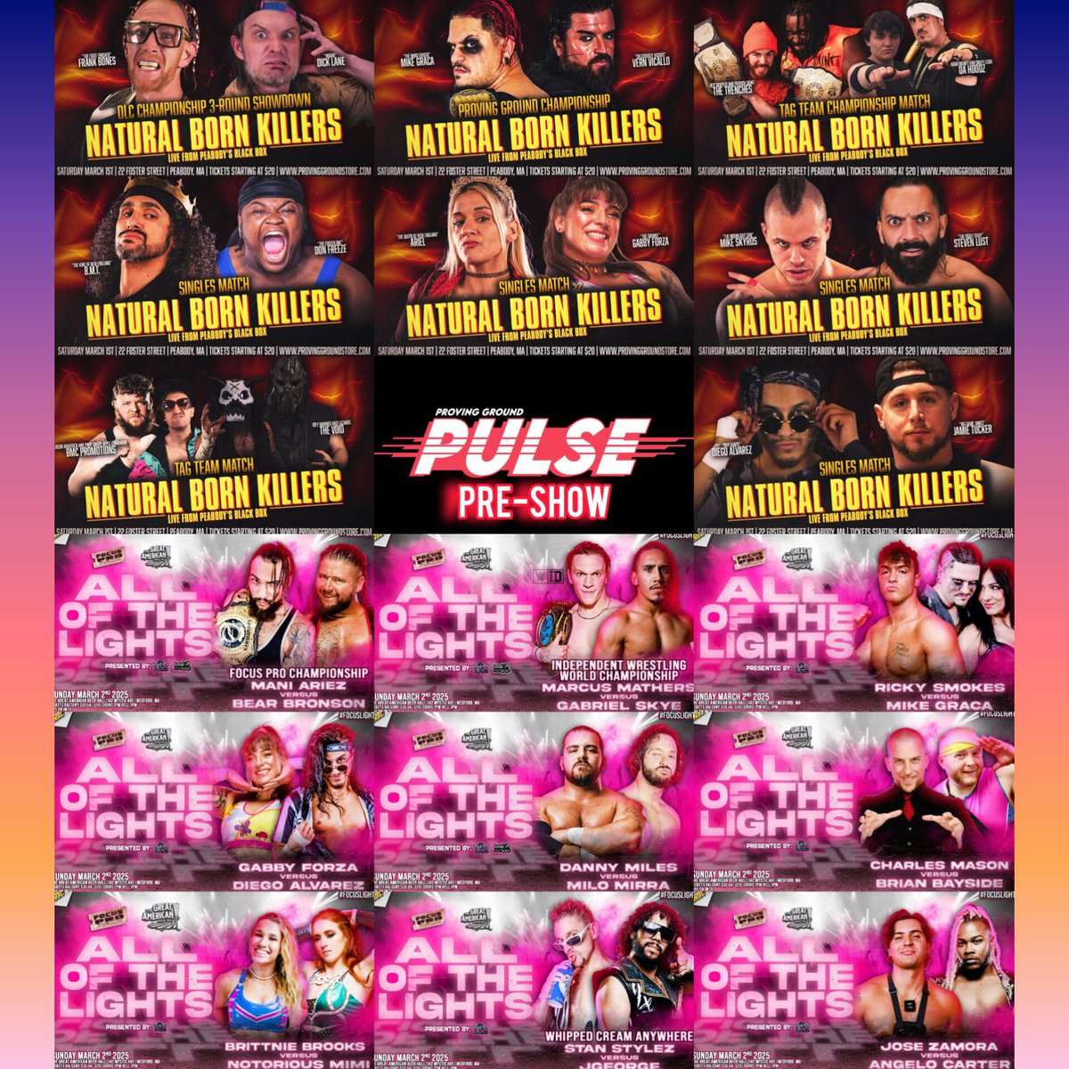 My first 2 show commentary weekend!!! Can't wait to see everyone at,

Sat: <a href="/ProvingGroundNE/">The Proving Ground</a> 
Sun: <a href="/FocusProWrestle/">Focus Pro Wrestling</a> (debut)

Limited last minute tix to both shows are still available so get em quick quick!

#ZachOfAllTrades 

ProvingGroundStore.com 

eventbrite.com/e/focus-pro-wr…