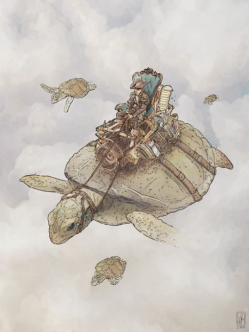 #turtles in the #clouds - making the Day a bit lighter. 