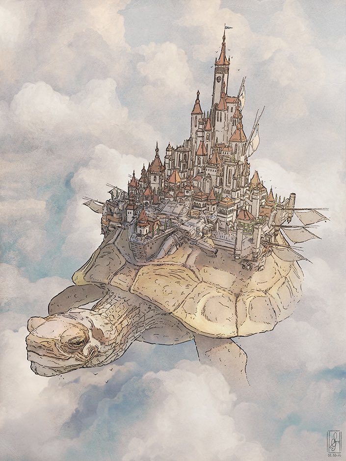 #turtles in the #clouds - making the Day a bit lighter.