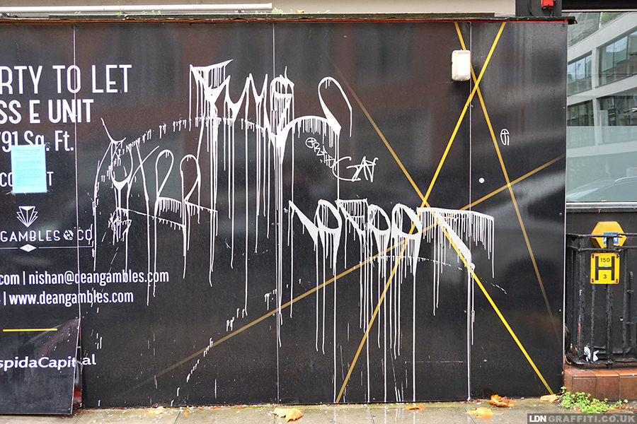 10FOOT TOX FUME #DDS Graffiti in London