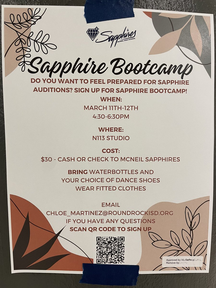 Don’t miss this opportunity to learn about Sapphires OUR MAVERICKal McNeil ensemble Dance Team! 
Join the Sapphire Bootcamp!
More information here—&gt;
docs.google.com/forms/u/1/d/e/…

GO MAVS! 💙💚🤙🏼💃🏽🕺🏽