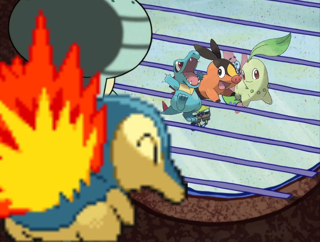Igual Cyndaquil ya tuvo su momento en Legends Arceus.