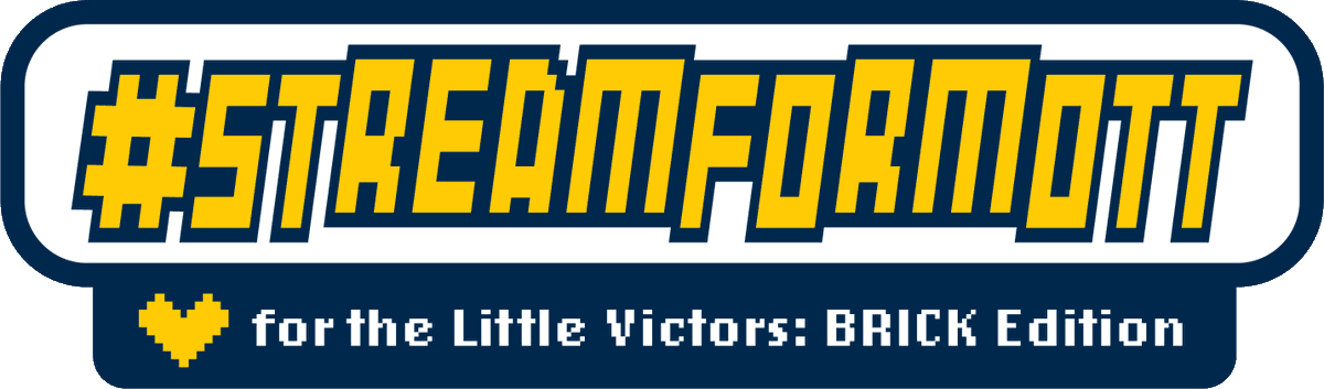 BraveBuilds's tweet photo. Today will be our FINALE for the month of giving! 

We are raising money for @for_mott to support the Therapeutic Gaming and Digital Technology Program!

We will be rocking LEGO Fortnite with a new Wheel of Misfortune, giving away over 5000 vbucks, balloons, Beanboozles and more! #streamformott

🟣https://t.co/zTUecWC62C