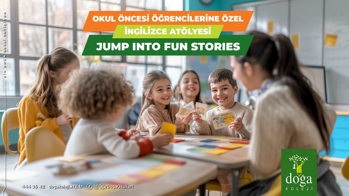 Okul öncesi öğrencilerine yönelik hazırlanan eğlenceli ve öğretici Jump Into Fun Stories atölyesi, ailelerin ve çocukların birlikte aktif katılım göstererek dil öğrenimini eğlenceli hale getirmeyi amaçlıyor.

Dil öğrenimini eğlenceli hale getirip, fiziksel aktivitelerle unutulmaz
