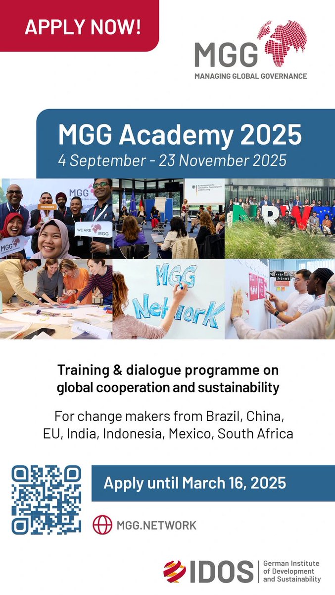 ARCADIA (@arcadia_org) on Twitter photo Are you an early-to mid-career professional working for an organisation from 🇧🇷, 🇨🇳, 🇮🇳, 🇮🇩, 🇲🇽, 🇿🇦 or the 🇪🇺? Looking for like-minded people to drive a global transformation towards sustainability? Then join the MGG Academy <a href="/IDOS_research/">IDOS_research</a>! All info here: mgg.network/page/mgg-acade… Are you an early-to mid-career professional working for an organisation from 🇧🇷, 🇨🇳, 🇮🇳, 🇮🇩, 🇲🇽, 🇿🇦 or the 🇪🇺? Looking for like-minded people to drive a global transformation towards sustainability? Then join the MGG Academy <a href="/IDOS_research/">IDOS_research</a>! All info here: mgg.network/page/mgg-acade…