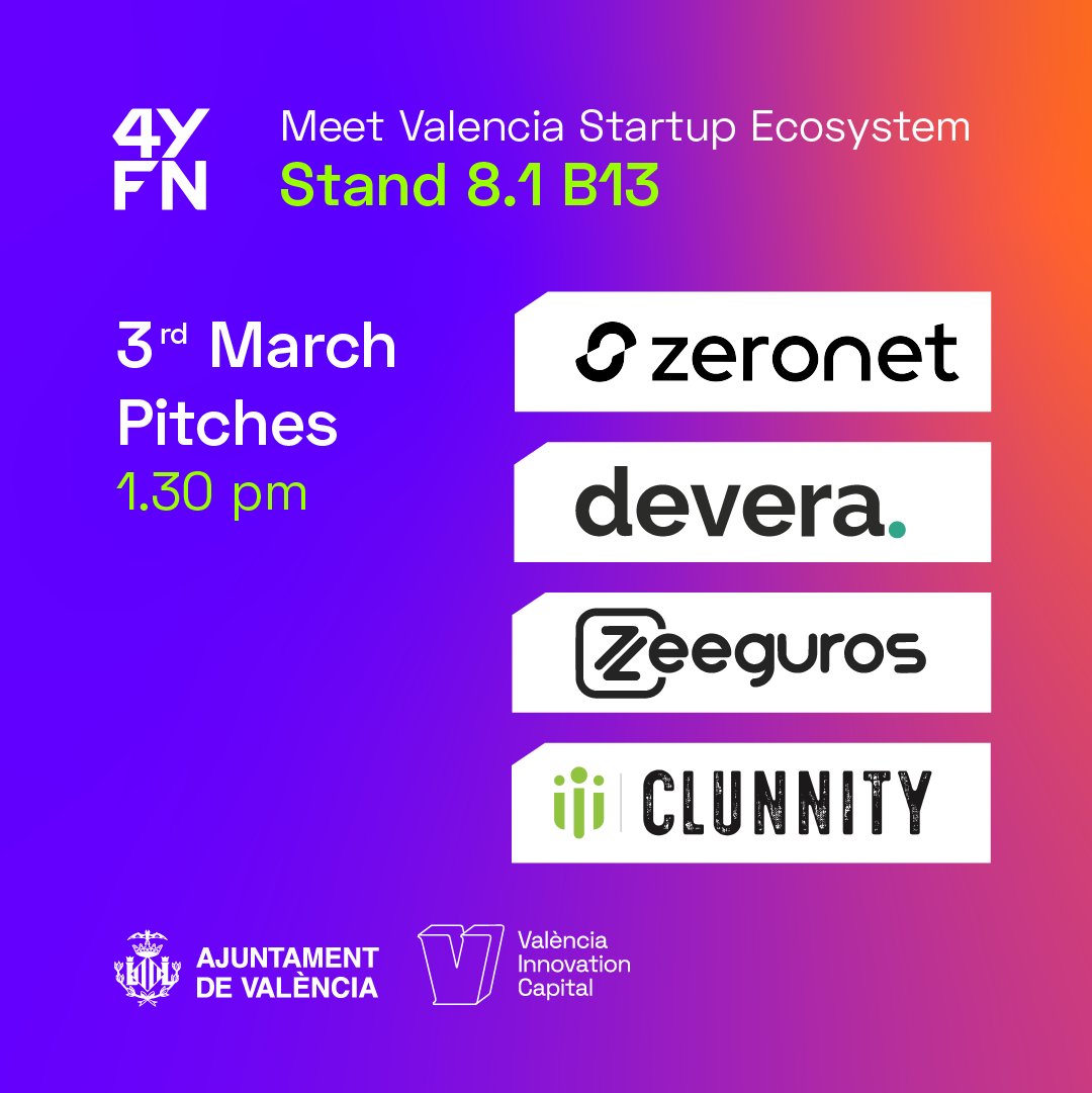 València Innovation Ecosystem (@vlciecosystem) on Twitter photo #4YFN25 | 🚀 <a href="/AjuntamentVLC/">Ajuntament València</a> y <a href="/VLCInnovation/">València Innovation Capital</a> estarán la próxima semana en <a href="/4YFN_MWC/">4YFN</a>, el gran foro internacional #startups, junto a agentes y startups de nuestro ecosistema innovador.
📍 Nos podréis encontrar en el stand de València Innovation Capital (8.1 B13), donde👇 #4YFN25 | 🚀 <a href="/AjuntamentVLC/">Ajuntament València</a> y <a href="/VLCInnovation/">València Innovation Capital</a> estarán la próxima semana en <a href="/4YFN_MWC/">4YFN</a>, el gran foro internacional #startups, junto a agentes y startups de nuestro ecosistema innovador.
📍 Nos podréis encontrar en el stand de València Innovation Capital (8.1 B13), donde👇
